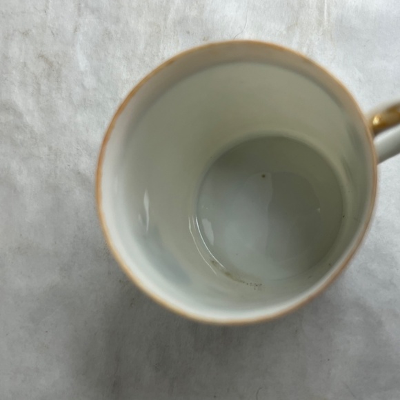 Japanese Tashiro Shoten Hand Painted Porcelain Demitasse Cup Floral Design - Picture 14 of 16